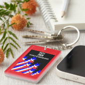 Zuerkennung der US-Staatsbürgerschaft Schlüsselanhänger (Vorderseite rechts)