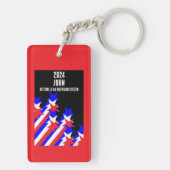 Zuerkennung der US-Staatsbürgerschaft Schlüsselanhänger (Rückseite)