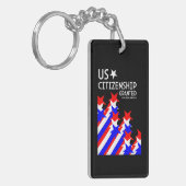 Zuerkennung der US-Staatsbürgerschaft Schlüsselanhänger (Vorderseite links)