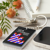 Zuerkennung der US-Staatsbürgerschaft Schlüsselanhänger (Vorderseite rechts)