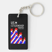 Zuerkennung der US-Staatsbürgerschaft Schlüsselanhänger (Rückseite)