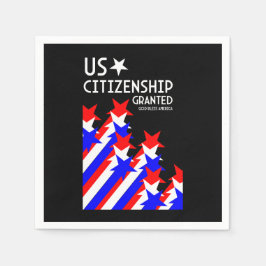 Zuerkennung der US-Staatsbürgerschaft Serviette