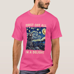 Zuerst bin ich ein Delight Angry Opossum Possum St T-Shirt