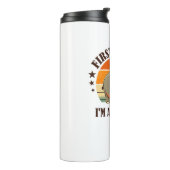 Zuerst bin ich ein erfreuliches Baby Hippo Moo Den Thermosbecher (Nach links gedreht)