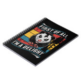 Zuerst bin ich ein erstaunlicher Funny Opossum Pos Notizblock (Linke Seite)