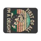 Zuerst bin ich ein Vergnügen - Hyena Magnet (Horizontal)