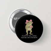 Zuerst denkt Jesus, ich bin ein Vergnügen Button (Vorne & Hinten)