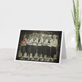 Zuerst in der Linie zu sagen, glücklich Geburtstag Karte