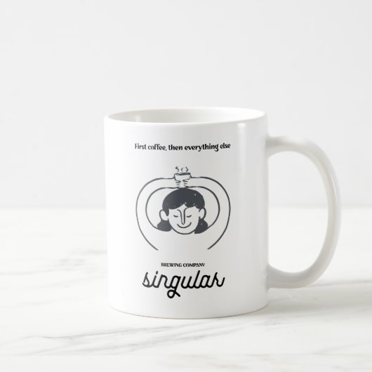 Zuerst Kaffee, dann alles andere Kaffeetasse (Rechts)