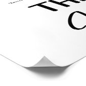 Zuerst Kaffee dann Arbeiten Typografie Büro Dekora Poster (Ecke)