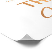 Zuerst Kaffee dann Arbeiten Typografie Büro Dekora Poster (Ecke)