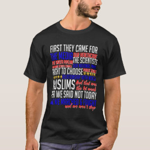 Zuerst kamen sie zu Shirt Science Zivil Rights Res