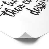 Zuerst kommt Liebe dann kommt Dessert Sign Poster (Ecke)