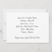 Zuerst kommt Liebe, dann kommt die Ehe.... Einladung (Rückseite)