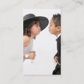 Zuerst Kuss-Visitenkarte Visitenkarte (Rückseite)