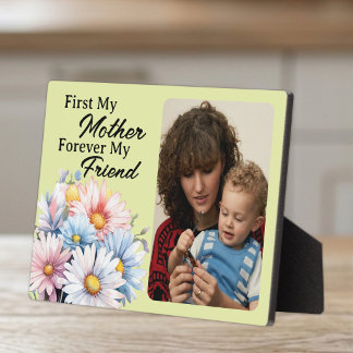 Zuerst meine Mutter 1 Foto Blumen grün Fotoplatte