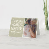 Zuerst meine Mutter für immer Mein Freund Custom F Karte (Vorderseite)