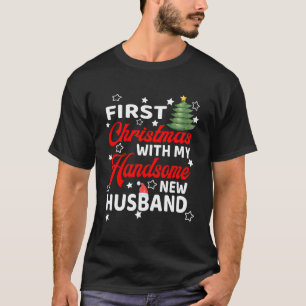 Zuerst mit meinem schönen neuen Ehemann-Geschenk v T-Shirt