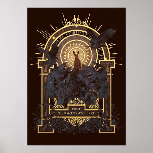 Zuerst müssen sie dich fangen poster (Vorne)