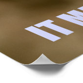 Zuerst Poster (Ecke)