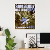 Zuerst Poster (Heimbüro)