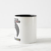 zuerst sagte er mir, dass meine Geschichte. cool Zweifarbige Tasse (Mittel)