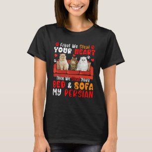 Zuerst Stechen Niedliches Herz dann Bett und Sofa  T-Shirt