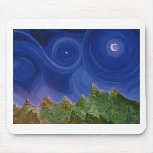Zuerst Stern-Kunst Mousepad (Vorne)
