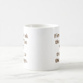 Zuerst trinke ich den Kaffee Kaffeetasse (Mittel)
