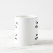 Zuerst trinke ich den Kaffee Kaffeetasse (Mittel)