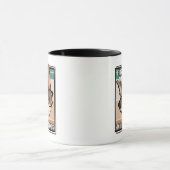 Zuerst trinke ich Kaffee Funny Cat Kaffee Tasse (Zentrum)