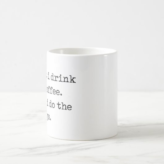 "zuerst trinke ich Tasse des Kaffees" (Mittel)