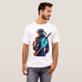 Zuerst versuchen. Brennen Sie heller." Cyberpunk A T-Shirt (Vorne ganz)