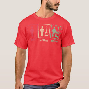 Zuerst war ich Single, dann hatte ich eine Gitarre T-Shirt
