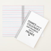 Zufall machte uns Kollegen, aber Sie verrückt verr Notizblock (Innen)