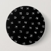 Zufällig angeordnetes Design, Firmenlogo oder Bild Button (Vorderseite)