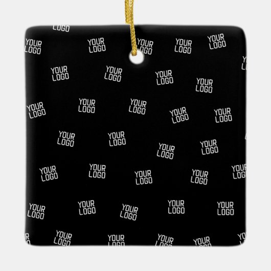 Zufällig angeordnetes Design, Firmenlogo oder Bild Keramikornament (Vorderseite)