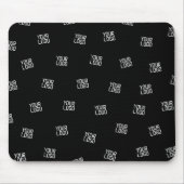 Zufällig angeordnetes Design, Firmenlogo oder Bild Mousepad (Vorne)