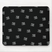 Zufällig angeordnetes Design, Firmenlogo oder Bild Mousepad (Vorne)