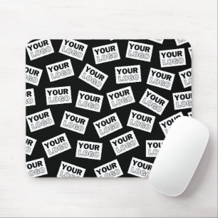 Zufällig platzierte Suche nach Ihrem Logo oder ein Mousepad