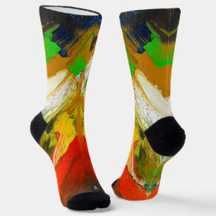 Zufällige abstrakte Pinselstrichkomposition von Lu Socken