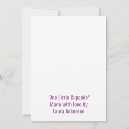 Zufällige Akte des Kuchens (Rückseite)