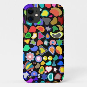 Zufällige Anordnung von farbenfrohen geometrischen Case-Mate iPhone Hülle