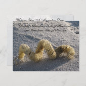 Zufällige Handlungen der Kindheit Postcard - Conch Postkarte (Vorne/Hinten)