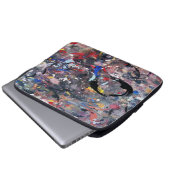 zufällige Kunst Laptopschutzhülle (Vorne Knopf)