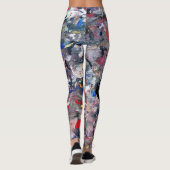 zufällige Kunst Leggings (Rückseite)