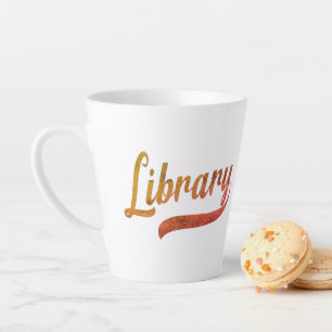 Zufällige Uni - Bibliothek Milchtasse