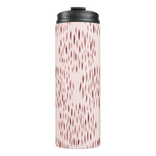 Zufälliger geometrischer Hintergrund. Nahtloses Mu Thermosbecher