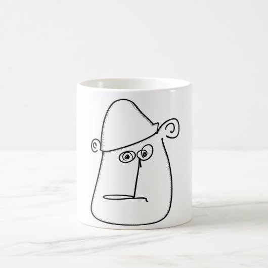 Zufälliger Typ Kaffeetasse (Mittel)