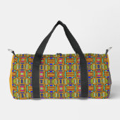 Zufälliges Chaos Multi-Farben Groovy Duffle Bag (Vorderseite)
